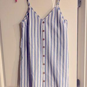 Blue Stripped Summer Dress / size S